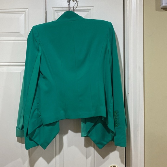New BCBGMaxAzria Emerald Green Abree Blazer jacket - Picture 8 of 9